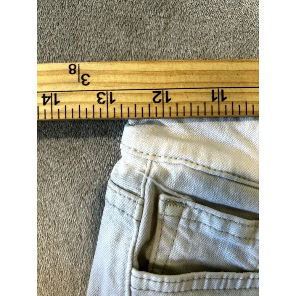 Joe's Jeans Straight Ankle White Denim Jeans Size‎ 25 High-Rise (30